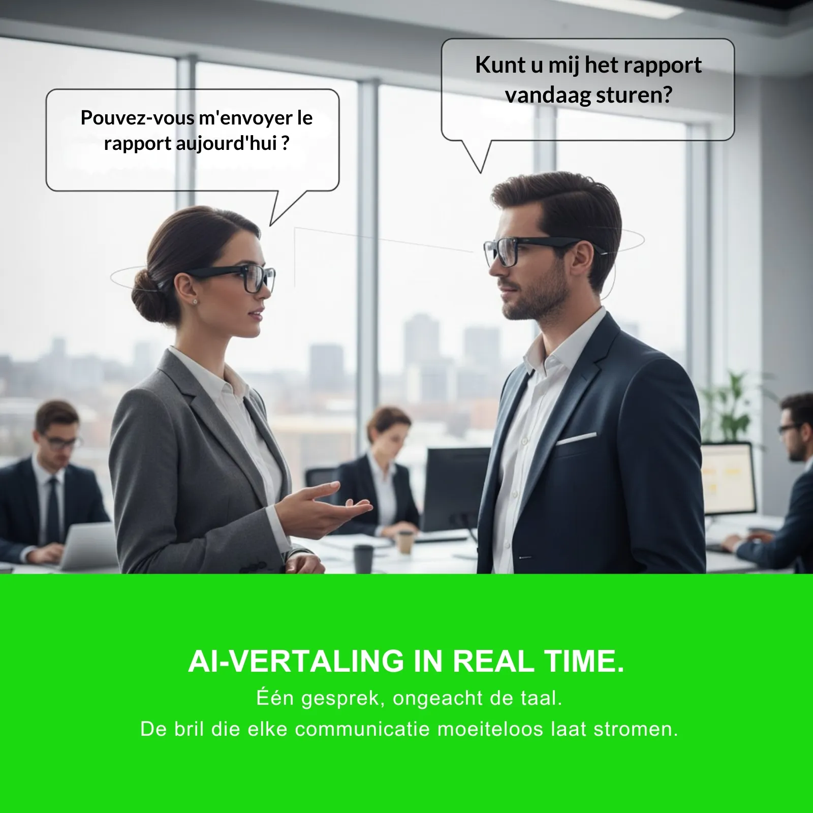 Monvu Stream One - AI bril met camera en realtime vertaling en slimme objectherkenning